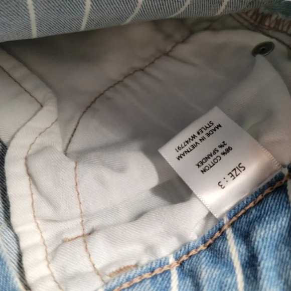 Fashion Nova High Waist Pinstripe Shorts - Picture 5 of 5